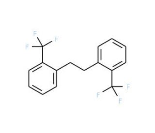 1,2-Bis[2&prime;-(trifluoromethyl)phenyl]ethane (CAS 287172-66-1) - chemical structure image