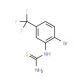 1-[2-Bromo-5-(trifluoromethyl)phenyl]-2-thiourea (CAS 206559-47-9) - chemical structure image