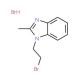 1-(2-bromoethyl)-2-methyl-1H-1,3-benzodiazole hydrobromide - chemical structure image