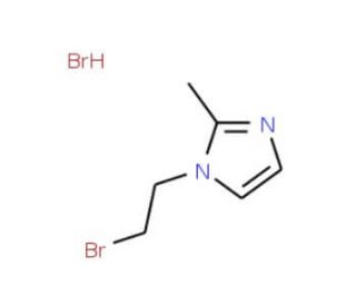1-(2-bromoethyl)-2-methyl-1H-imidazole hydrobromide - chemical structure image