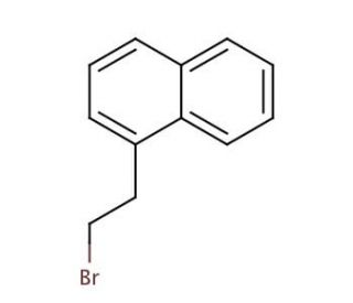 1-(2-Bromoethyl)naphthalene (CAS 13686-49-2) - chemical structure image