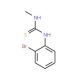 1-(2-Bromophenyl)-3-methylthiourea (CAS 52599-27-6) - chemical structure image