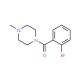 1-(2-Bromophenyl)carbonyl-4-methylpiperazine (CAS 331845-66-0) - chemical structure image