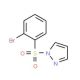 1-(2-Bromophenylsulfonyl)-1H-pyrazole (CAS 957120-65-9) - chemical structure image