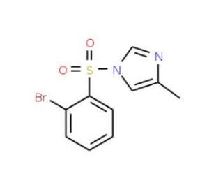 1-(2-Bromophenylsulfonyl)-4-methyl-1H-imidazole (CAS 951884-07-4) - chemical structure image