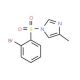 1-(2-Bromophenylsulfonyl)-4-methyl-1H-imidazole (CAS 951884-07-4) - chemical structure image