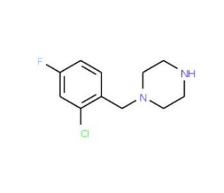 1-(2-Chloro-4-fluorobenzyl)piperazine (CAS 118630-33-4) - chemical structure image
