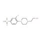 1-[2-Chloro-4-(methylsulfonyl)phenyl]-4-(2-hydroxyethyl)piperazine - chemical structure image