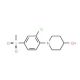 1-[2-Chloro-4-(methylsulfonyl)phenyl]-4-hydroxypiperidine - chemical structure image