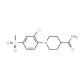 1-[2-Chloro-4-(methylsulfonyl)phenyl]piperidine-4-carboxamide - chemical structure image