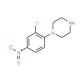 1-(2-Chloro-4-nitrophenyl)-piperazine (CAS 114878-60-3) - chemical structure image