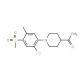 1-[2-Chloro-5-methyl-4-(methylsulfonyl)phenyl]-piperidine-4-carboxamide - chemical structure image