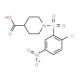 1-(2-Chloro-5-nitro-benzenesulfonyl)-piperidine-4-carboxylic acid - chemical structure image