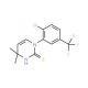 1-[2-Chloro-5-(trifluoromethyl)phenyl]-4,4-dimethyl-1,4-dihydropyrimidine-2-thiol - chemical structure image
