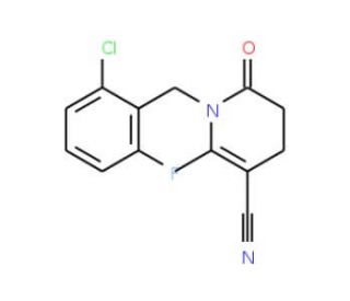 1-(2-Chloro-6-fluorobenzyl)-2-methyl-6-oxo-1,4,5,6-tetrahydro-3-pyridinecarbonitrile - chemical structure image