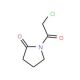 1-(2-Chloro-acetyl)-pyrrolidin-2-one (CAS 43170-60-1) - chemical structure image