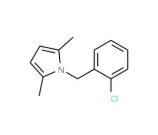 1-(2-Chloro-benzyl)-2,5-dimethyl-1H-pyrrole - chemical structure image