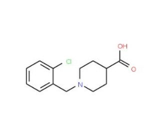 1-(2-Chloro-benzyl)-piperidine-4-carboxylic acid - chemical structure image