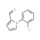 1-(2-Chloro-phenyl)-1H-pyrrole-2-carbaldehyde (CAS 124695-22-3) - chemical structure image