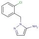 1-(2-chlorobenzyl)-1H-pyrazol-5-amine (CAS 3524-28-5) - chemical structure image