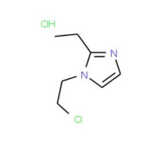 1-(2-Chloroethyl)-2-ethyl-1H-imidazolehydrochloride - chemical structure image