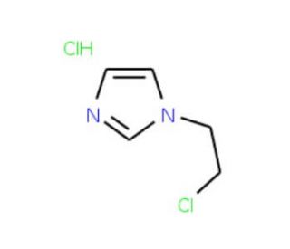 1-(2-Chloroethyl)imidazole hydrochloride (CAS 18994-78-0) - chemical structure image