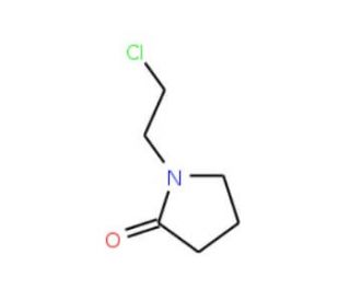 1-(2-chloroethyl)pyrrolidin-2-one (CAS 51333-90-5) - chemical structure image