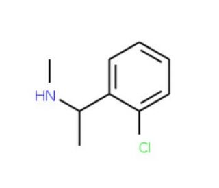 [1-(2-chlorophenyl)ethyl](methyl)amine - chemical structure image