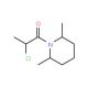1-(2-chloropropanoyl)-2,6-dimethylpiperidine - chemical structure image