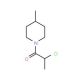 1-(2-chloropropanoyl)-4-methylpiperidine - chemical structure image