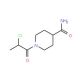 1-(2-chloropropanoyl)piperidine-4-carboxamide - chemical structure image