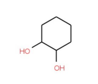 1,2-Cyclohexanediol, cis + trans (CAS 931-17-9) - chemical structure image