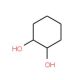 1,2-Cyclohexanediol, cis + trans (CAS 931-17-9) - chemical structure image