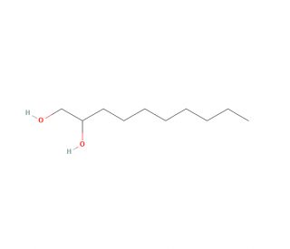 1,2-Decanediol (CAS 1119-86-4) - chemical structure image