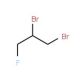 1,2-Dibromo-3-fluoropropane (CAS 453-00-9) - chemical structure image