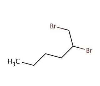 1,2-Dibromohexane (CAS 624-20-4) - chemical structure image
