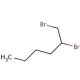 1,2-Dibromohexane (CAS 624-20-4) - chemical structure image