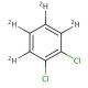 1,2-Dichlorobenzene-d4 (CAS 2199-69-1) - chemical structure image