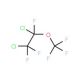 1,2-Dichlorotrifluoroethyl trifluoromethylether (CAS 2356-53-8) - chemical structure image
