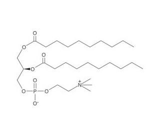 1,2-Didecanoyl PC (CAS 3436-44-0) - chemical structure image
