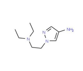 1-[2-(diethylamino)ethyl]-1H-pyrazol-4-amine - chemical structure image