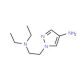 1-[2-(diethylamino)ethyl]-1H-pyrazol-4-amine - chemical structure image