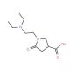 1-(2-Diethylamino-ethyl)-5-oxo-pyrrolidine-3-carboxylic acid - chemical structure image