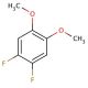 1,2-Difluoro-4,5-dimethoxybenzene (CAS 203059-80-7) - chemical structure image