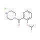 1-[2-(difluoromethoxy)benzoyl]piperazine hydrochloride - chemical structure image