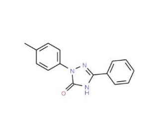 1,2-Dihydro-2-(4-methylphenyl)-5-phenyl-3H-1,2,4-triazol-3-one (CAS 118946-50-2) - chemical structure image