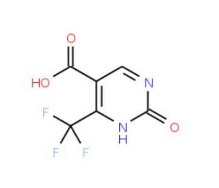 1,2-Dihydro-2-oxo-4-(trifluoromethyl)pyrimidine-5-carboxylic Acid (CAS 154934-95-9) - chemical structure image