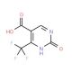 1,2-Dihydro-2-oxo-4-(trifluoromethyl)pyrimidine-5-carboxylic Acid (CAS 154934-95-9) - chemical structure image