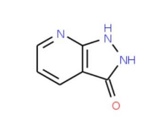 1,2-Dihydro-3H-pyrazolo[3,4-b]pyridin-3-one (CAS 2942-43-0) - chemical structure image