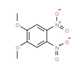 1,2-Dimethoxy-4,5-dinitrobenzene (CAS 3395-03-7) - chemical structure image